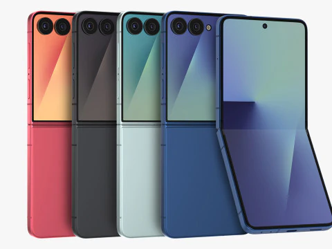 सैमसंग गैलेक्सी जेड फ्लिप 7 3D मॉडल