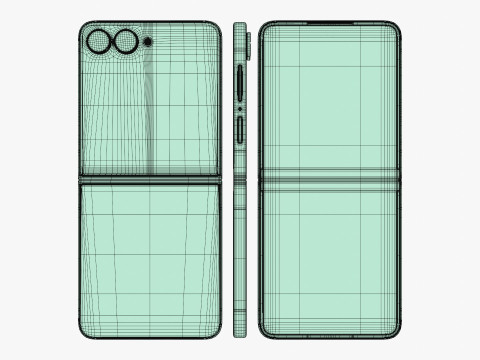Samsung Galaxy Z Flip 7 3D Modell