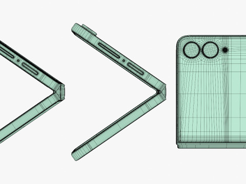 Samsung Galaxy Z Flip 7 3D Modell