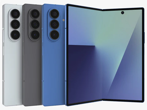 Samsung Galaxy Z Fold 7 3D Model