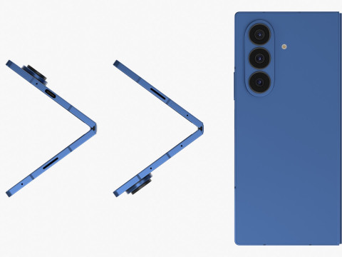 Samsung Galaxy Z Fold 7 3D Model