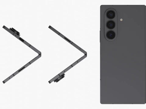 Samsung Galaxy Z Fold 7 3D Model