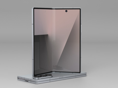 Samsung Galaxy Z Fold 7 3D Model