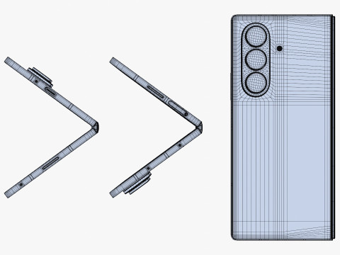 Samsung Galaxy Z Fold 7 3D Model