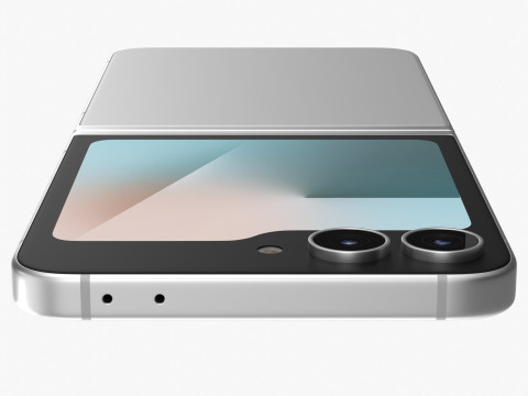 Samsung Galaxy Z Flip 7 FE White 3D Модель