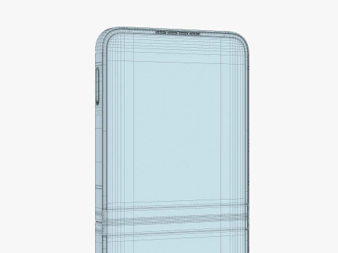 Samsung Galaxy Z Flip 7 FE Black 3D Model
