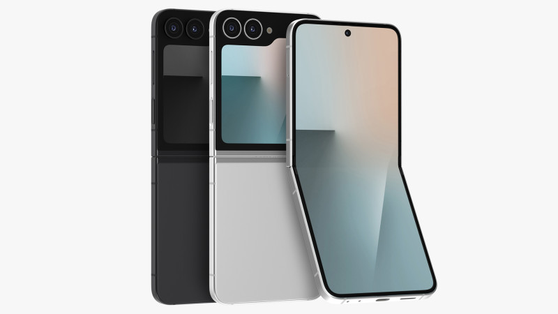 Samsung Galaxy Z Flip 7 FE 3Dモデル .c4d .max .obj .3ds .fbx .stl .blend