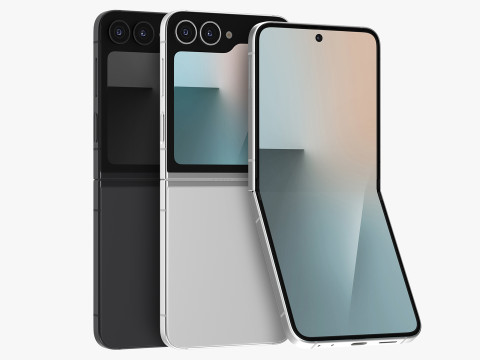 Samsung Galaxy Z Flip 7 FE 3D 模型