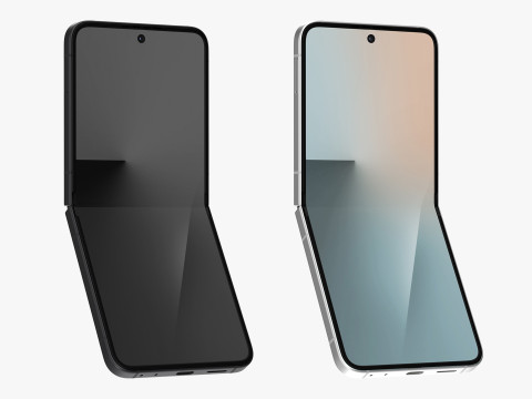 Samsung Galaxy Z Flip 7 FE 3Dモデル