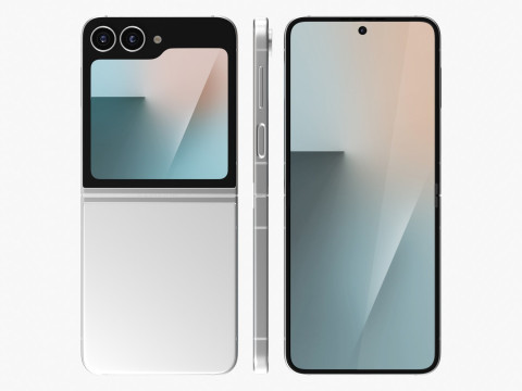 Samsung Galaxy Z Flip 7 FE 3Dモデル