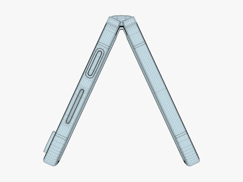 Samsung Galaxy Z Flip 7 FE 3Dモデル