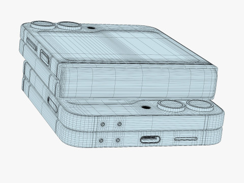 Samsung Galaxy Z Flip 7 FE 3Dモデル