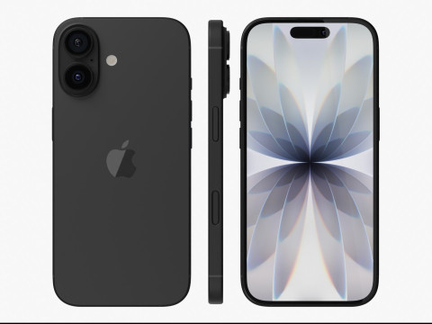 Apple iPhone 17 Black 3Dモデル
