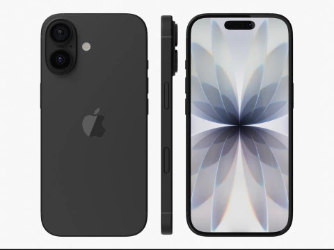 Apple iPhone 17 Black 3D Model