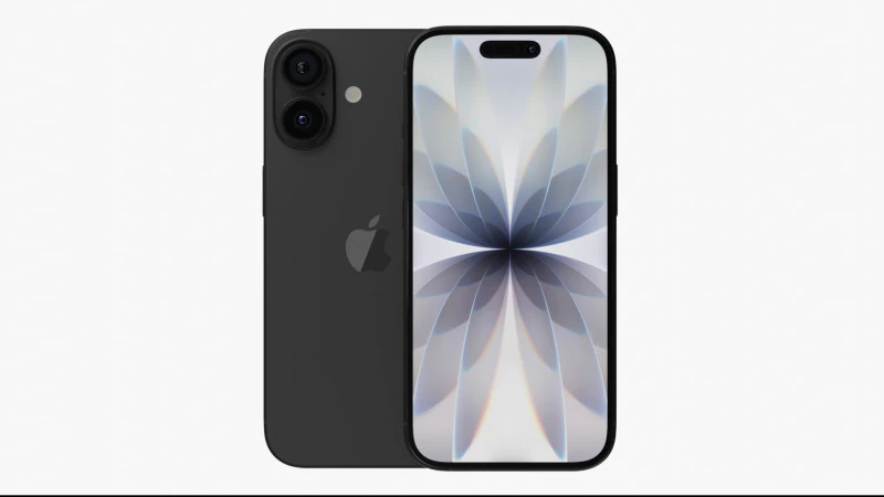 Apple iPhone 17 Black 3D Model .c4d .max .obj .3ds .fbx .stl .blend 