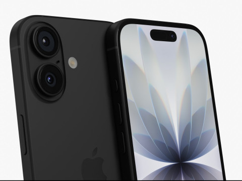 Apple iPhone 17 Black 3Dモデル