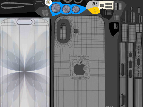Apple iPhone 17 Black 3Dモデル