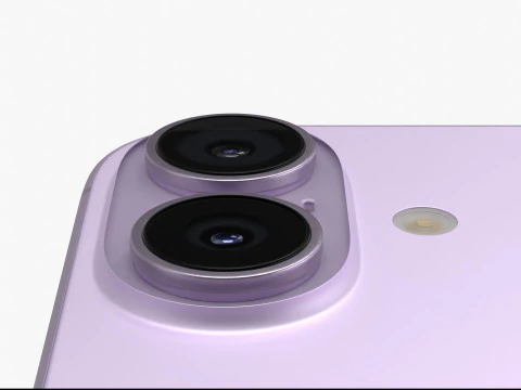 Apple iPhone 17 Lavender 3D Model