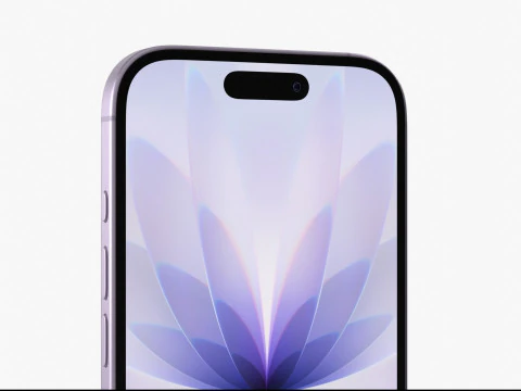 Apple iPhone 17 Lavender 3D Model