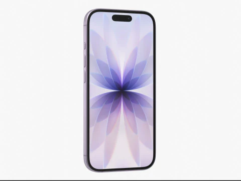 Apple iPhone 17 Lavender 3D Model