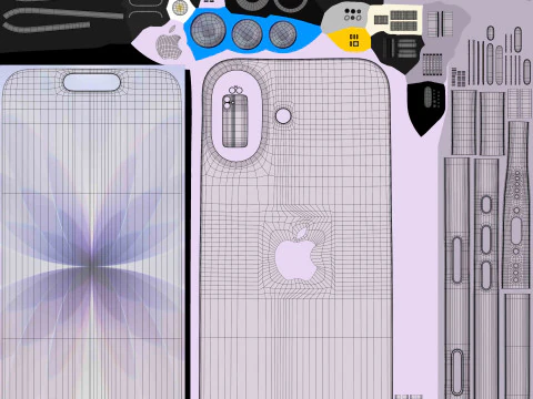 Apple iPhone 17 Lavender 3D Model