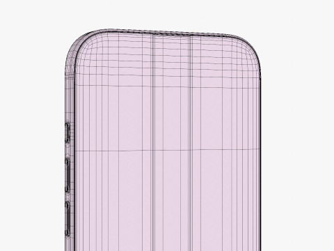 애플 아이폰 17 미스트 블루 3D 모델