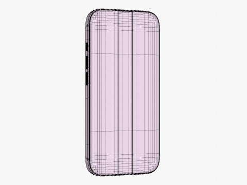 애플 아이폰 17 미스트 블루 3D 모델