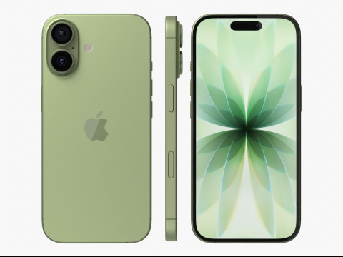 Apple iPhone 17 Sage Modello 3D