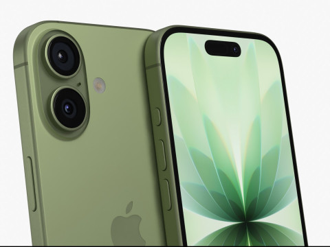 Apple iPhone 17 Sage Modello 3D
