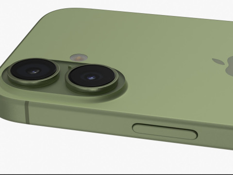 Apple iPhone 17 Sage Modello 3D