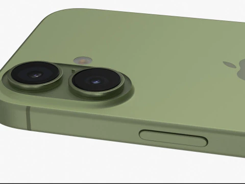 Apple iPhone 17 Sage 3D Model