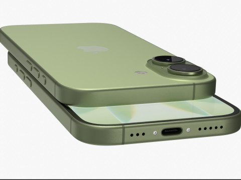 Apple iPhone 17 Sage Modello 3D