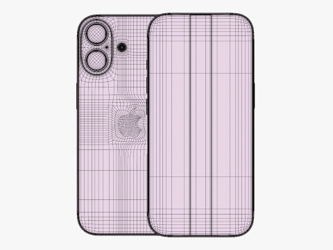 Apple iPhone 17 Sage Modello 3D