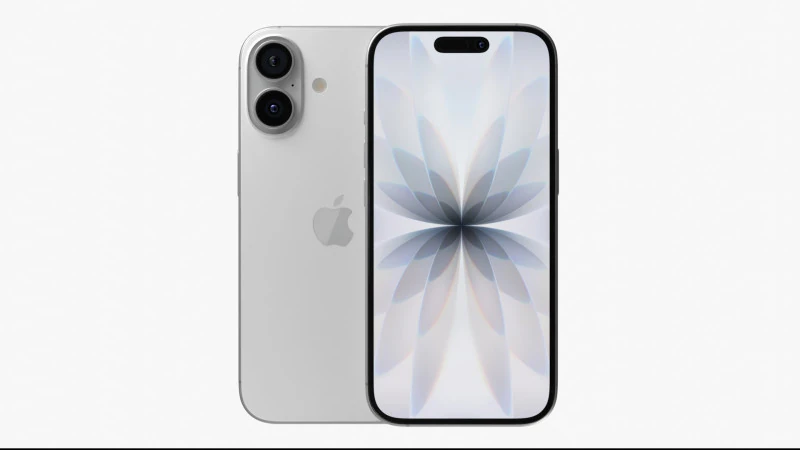 Apple iPhone 17 White 3D Model .c4d .max .obj .3ds .fbx .stl .blend 