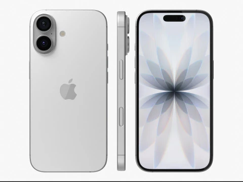 Apple iPhone 17 White 3D Model
