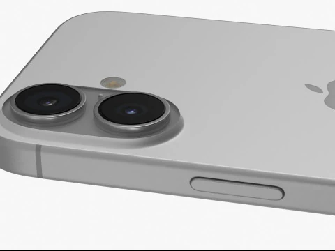 Apple iPhone 17 White 3D Model