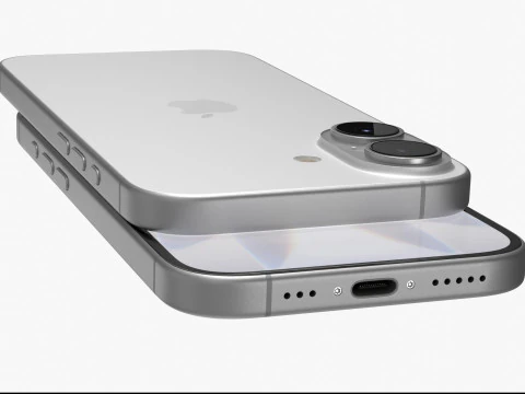 Apple iPhone 17 White 3D Model