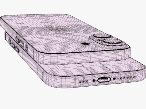 Apple iPhone 17 White 3D Model