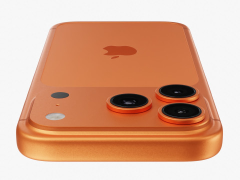 Apple iPhone 17 Pro Cosmic Orange 3D Model