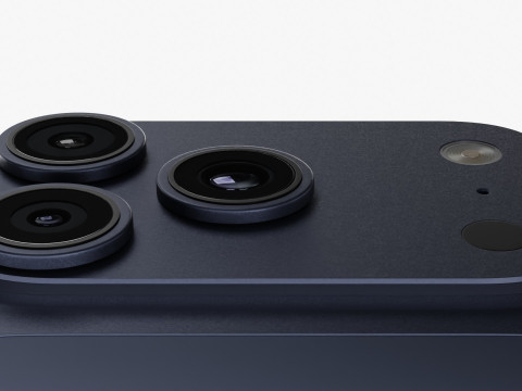 Apple iPhone 17 Pro Темно-синий 3D Модель