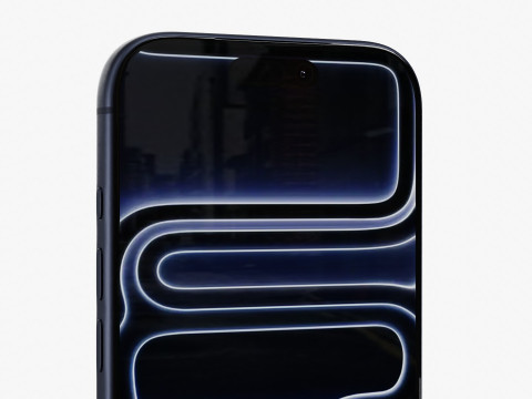 Apple iPhone 17 Pro Темно-синий 3D Модель