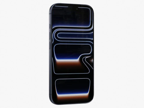 Apple iPhone 17 Pro Deep Blue 3D Model