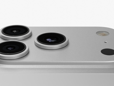 Apple iPhone 17 Pro Silver Model 3D