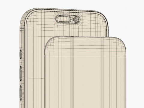 Apple iPhone 17 Pro Silver Model 3D