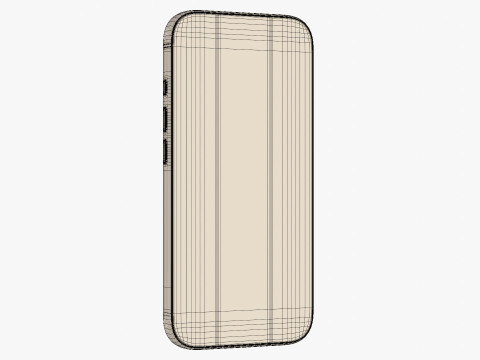 Apple iPhone 17 Pro Silver Model 3D
