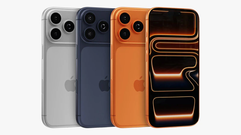 Яблоко Айфон 17 Про 3D Модель .c4d .max .obj .3ds .fbx .stl .blend 