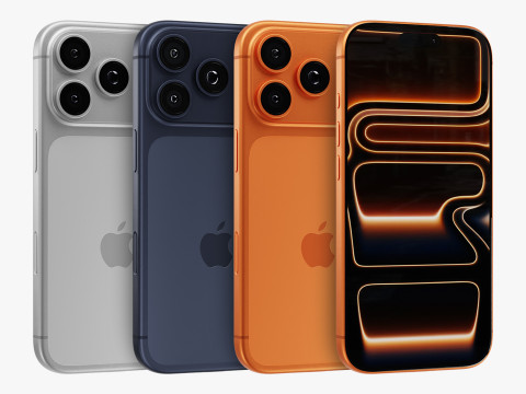 Apple iPhone 17 Pro Modello 3D