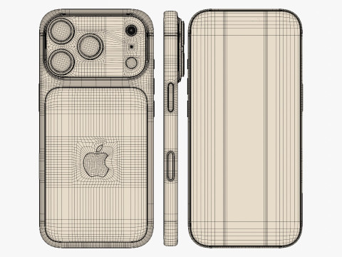 Apple iPhone 17 Pro 3D मॉडल