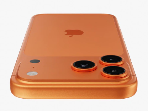 Apple iPhone 17 Pro Max Cosmic Orange 3D Model