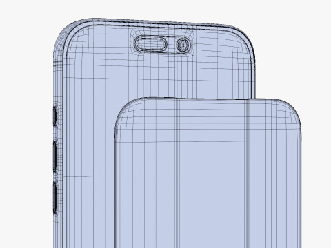 Apple iPhone 17 Pro Max Kosmisch Oranje 3D Model